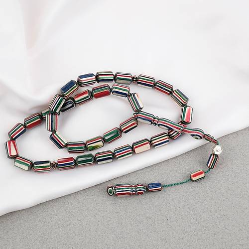 Kafur A�ac� Kaps�l Kesim 8x12.5mm Lapisdo �mzal� Tesbih