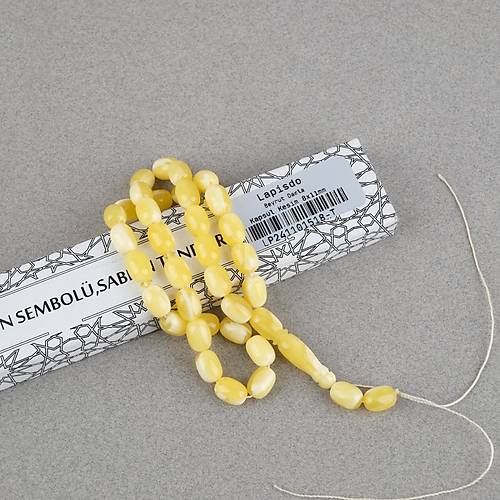 Beyrut Damla Kaps�l Kesim 8x11mm Tesbih - P�sk�ls�z