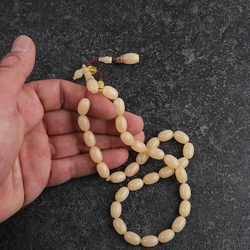 Kadim Katalin Usta i mzal Beyzi Kesim 8x12mm Tesbih
