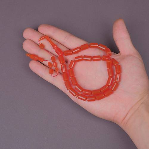 �brahim Atasever Usta ��i �mzal� Alman Katalin �ubuk Kesme Kesim 8x12.5mm Tesbih