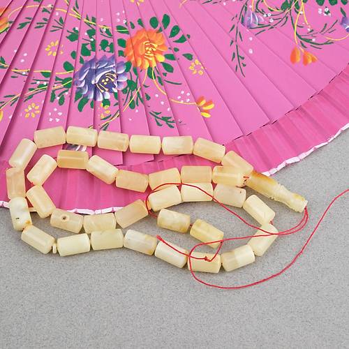 Rus Kaya Damla Kehribar Kesme Kesim 9.5x16.5mm Tesbih