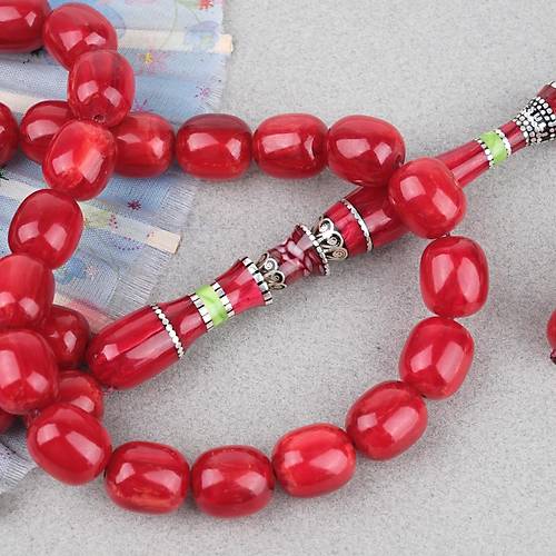 Skma Kehribar zel Gm Nak mame Kapsl Kesim 15x17,5mm Tesbih