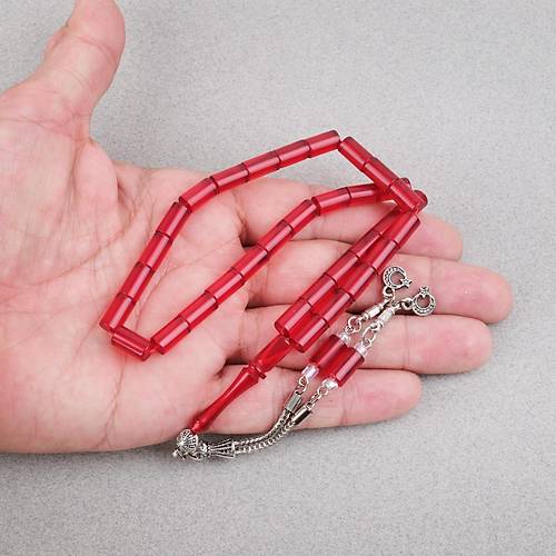 U�ak Cam� Alpaka P�sk�l Kesme Kesim 6x10.5mm Tesbih