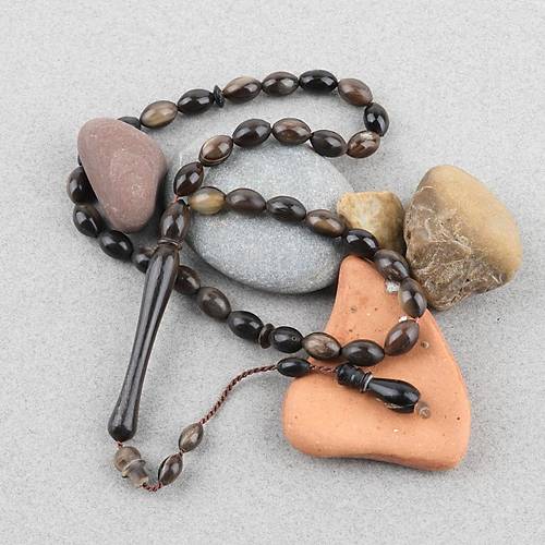 Bufalo Boynuzu Arpa Kesim 6x10mm Tesbih