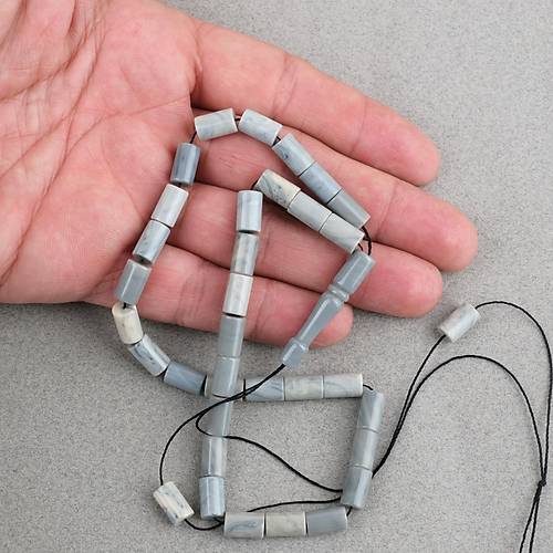 S�kma Kehribar Kesme Kesim 6x10mm Tesbih P�sk�ls�z