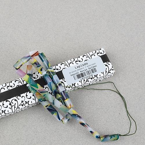 Arizona Katalin Kesme Kesim 7x10mm Tesbih (P�sk�ls�z) - Ye�il