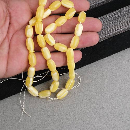 Beyrut Damla Arpa Kesim 8x14mm Tesbih - P�sk�ls�z