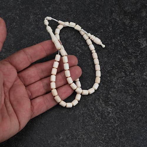 Fildii 45Habbe Kapsl Kesim 6x8.3mm Tesbih 19gr