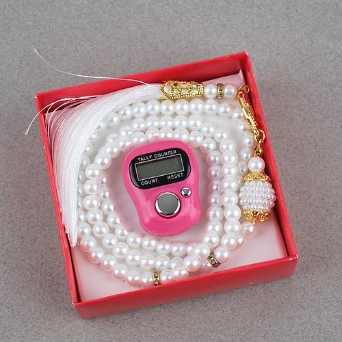 Zikirmatik Elektronik Tesbih ve 99luk Namaz Tesbih Set