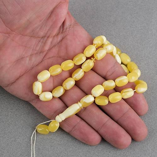 Beyrut Damla Kaps�l Kesim 8x11mm Tesbih - P�sk�ls�z