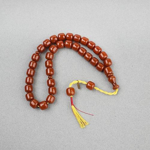 Skma Kehribar Faturan F Kesim 12.5x13mm Tesbih