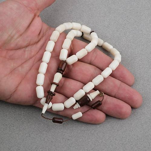 Nar��l  Usta ��i �mzal� Halkal� �mame Kaps�l Kesim 7x11mm Tesbih