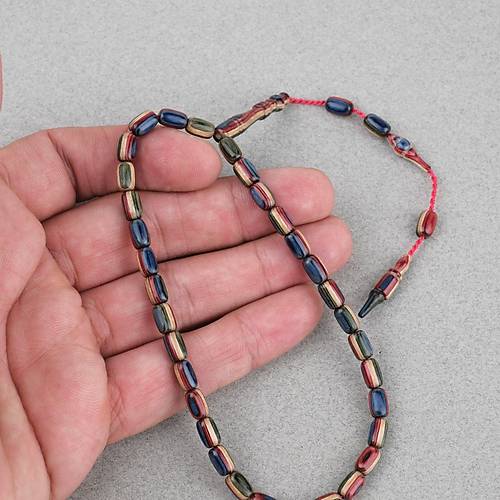 Kafur A�ac� Bilekboy Kaps�l Kesim 4.5x7.5mm Tesbih-Bej Bordo