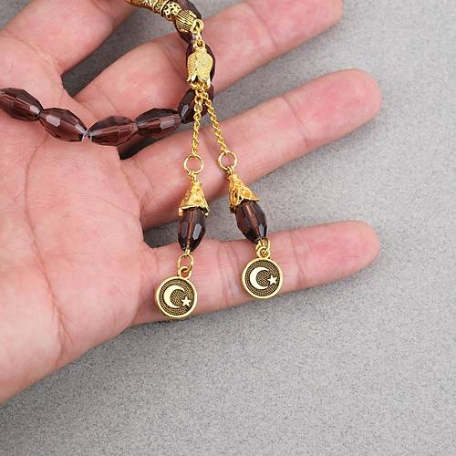 Zultanit Hint Alpaka P�sk�ll� Faset Beyzi Kesim 7.5x12mm Tesbih