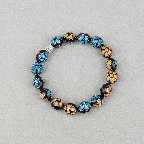 Kuka G�m�� ��lemeli Sistemli, G�m�� Nakka� �mame Beyzi Kesim 11x13mm Tesbih ve Bileklik Seti