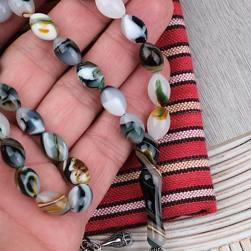 Arizona Katalin Alpaka P�sk�l Beyzi Kesim 8x12mm Tesbih