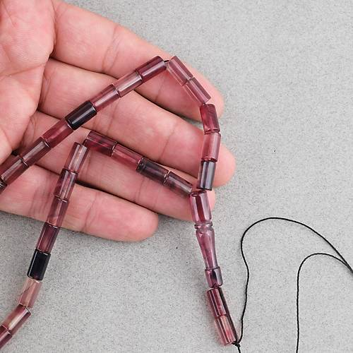 S�kma Kehribar Kesme Kesim 6x10mm Tesbih P�sk�ls�z