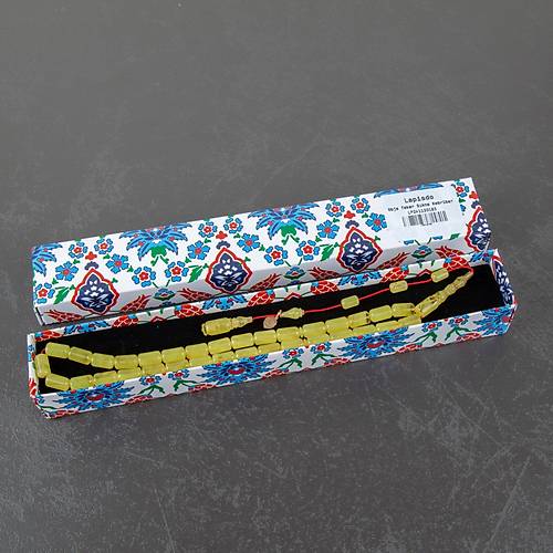Eski Teker Obje Kadim Katalin Kaps�l Kesim 8x11mm Tesbih - Sar�