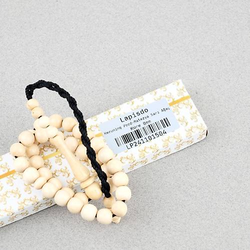 Kemuning A�ac� - Malezya Sar� A�ac� K�re Bilek Boy Kesim 8mm Tesbih