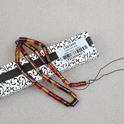 S�kma Kehribar Kesme Kesim 6x10mm Tesbih P�sk�ls�z