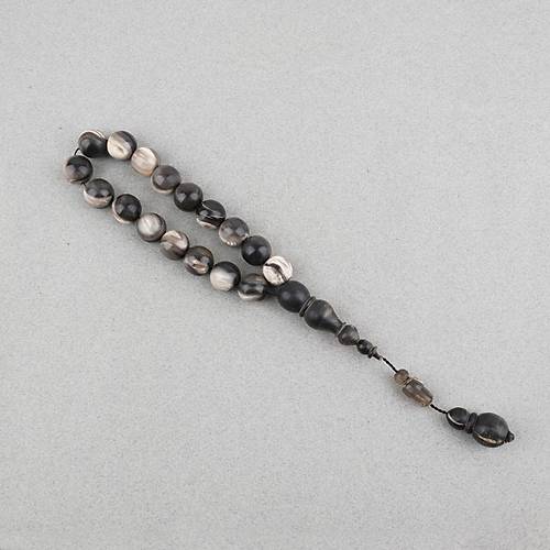 Ko� Boynuzu K�re Kesim Maskot 14mm Tesbih