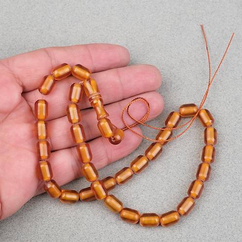 Ate� Kehribar Kaps�l Kesim 7.5x11mm- Bal K�p��� P�sk�ls�z