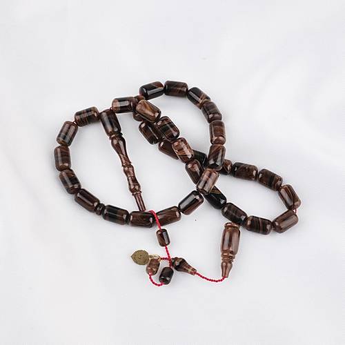 Kadim Katalin �ekoslovak Eski Obje Usta ��i �mzal� Kaps�l Kesim 7x11mm Tesbih