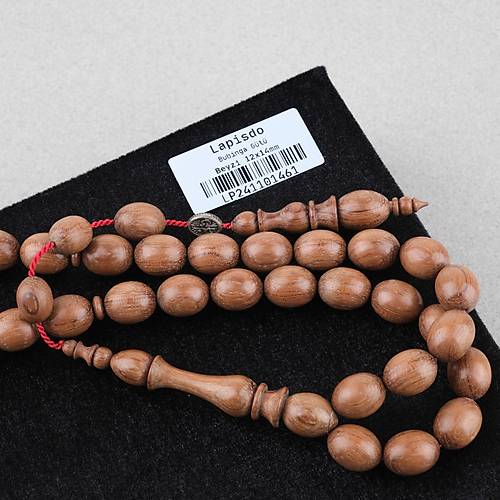 Bubinga Gl Usta i mzal Beyzi Kesim 12x14mm Tesbih