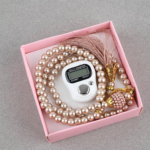 Zikirmatik Elektronik Tesbih ve 99luk Namaz Tesbih Set