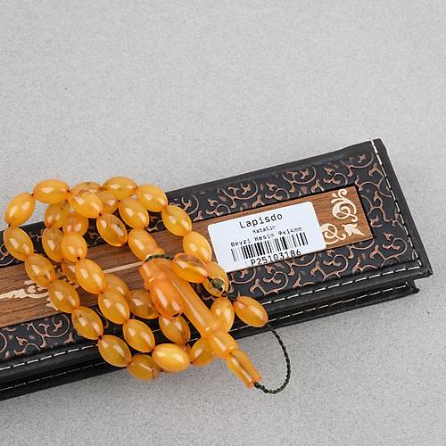 Katalin Usta ��i �mzal� Beyzi Kesim 9x14mm Tesbih