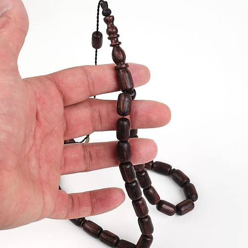 K�rm�z� Plesenk A�ac� Kaps�l Kesim 9x14mm Tesbih