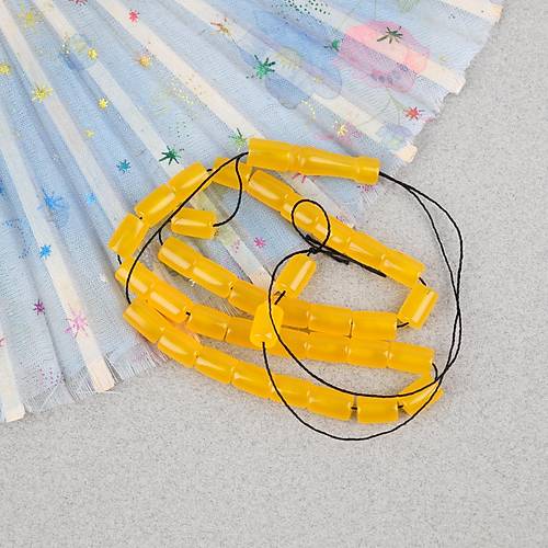 U�ak Cam� Kesme Kesim 7x10.5mm Tesbih -Koyu Sar�