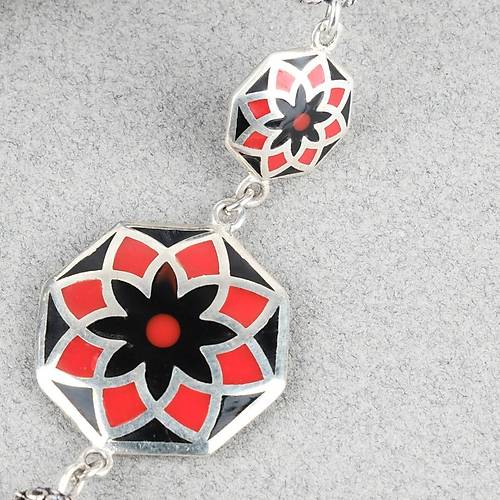 Erzurum Oltu 925Ayar Gm lemeli Nakka mame Gm Pskl Kapsl Kesim 13x15mm Tesbih