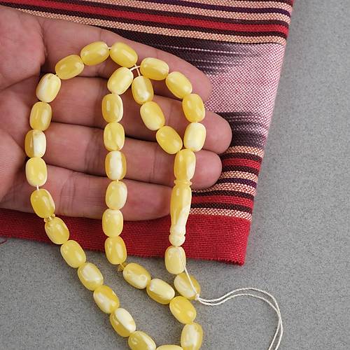 Beyrut Damla Kaps�l Kesim 8x11mm Tesbih - P�sk�ls�z