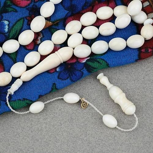 Mors Di�i Beyzi Kesim 8x10mm Tesbih  Mesut Varl� Usta ��i