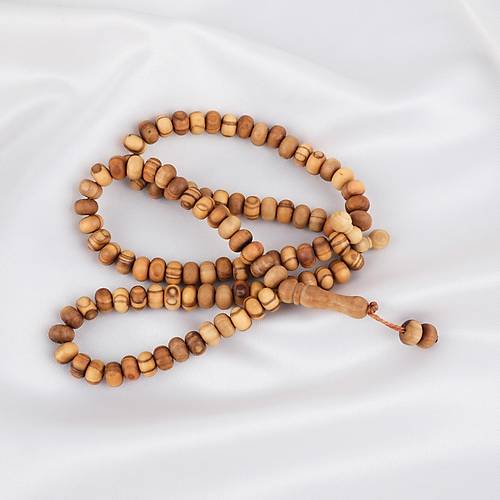 K�rdiken A�ac� 99luk Tekerlek Kesim 8x6mm Namaz Tesbihi