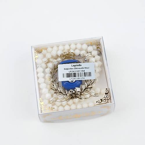 Hediyelik  Zikirmatik Ve Tesbih Seti Kutulu - Mavi Renk