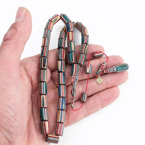 Kafur A�ac� Usta ��i �mzal� Yumu�ak Kesme Kesim 8x12mm Tesbih