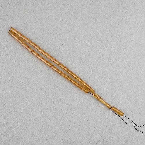 S�kma Kehribar Kesme Kesim 6x10mm Tesbih P�sk�ls�z