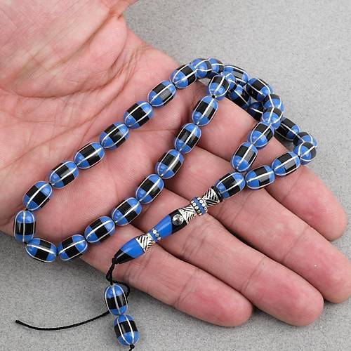 Erzurum Oltu 925A Gm leme Nakka mame Usta i mzal Kapsl Kesim 7.5x11mm Tesbih