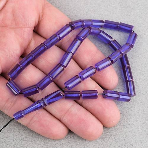 S�kma Kehribar Kesme Kesim 6x10mm Tesbih P�sk�ls�z