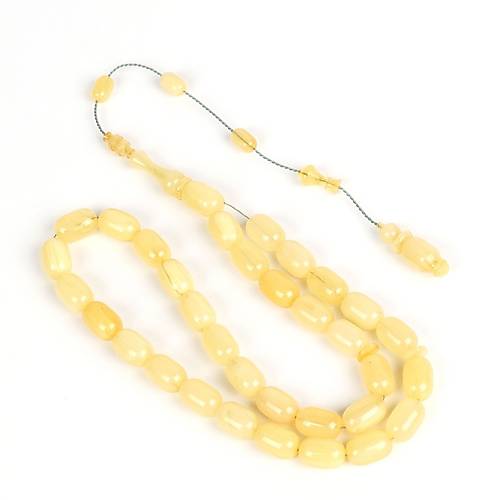 Osmanl� Miskevi Habbe Kaps�l Kesim 7.5x11.5mm Tesbih