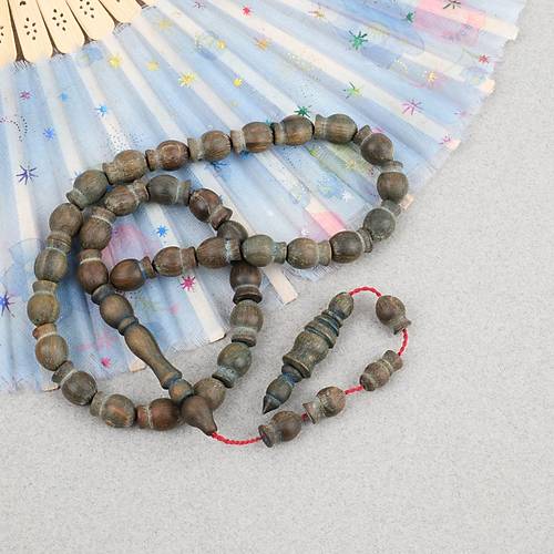 Plesenk A�ac� Usta ��i �zel Testi Motif Kesim 9x13mm Tesbih