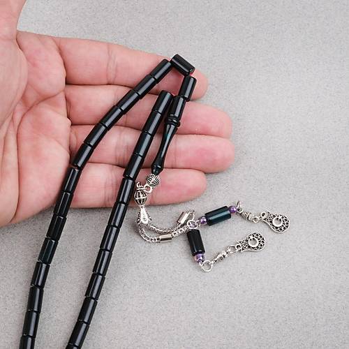 U�ak Cam� Alpaka P�sk�l Kesme Kesim 6x10.5mm Tesbih