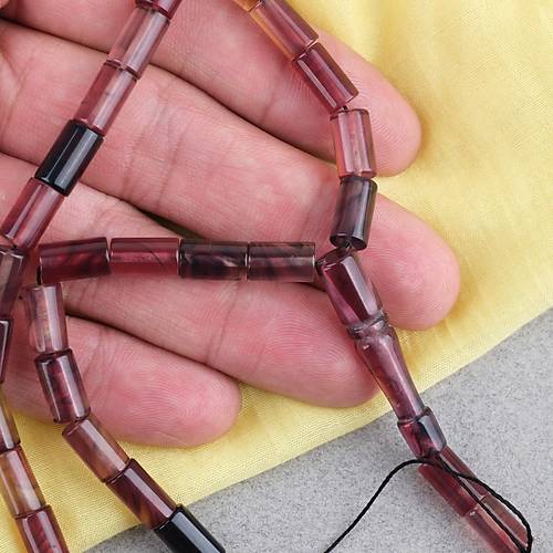 S�kma Kehribar Kesme Kesim 6x10mm Tesbih P�sk�ls�z