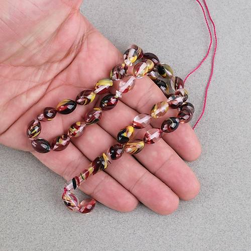 Arizona Katalin Beyzi Kesim 8x12mm Tesbih (P�sk�ls�z) - Sedefli