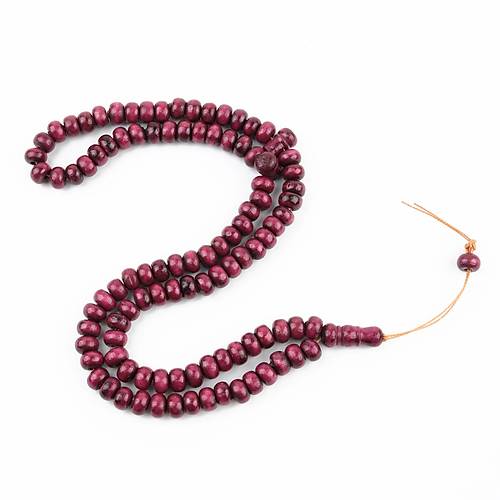 imir Aac Boyal  Vine r 99luk Tekerlek Kesim 10x6mm Namaz Tesbihi