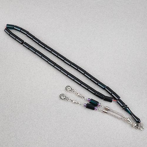 U�ak Cam� Alpaka P�sk�l Kesme Kesim 6x10.5mm Tesbih