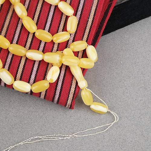 Beyrut Damla Arpa Kesim 8x14mm Tesbih - P�sk�ls�z