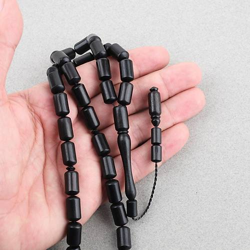 Abanoz A�ac� U�lu Kaps�l Kesim 8x14mm Tesbih